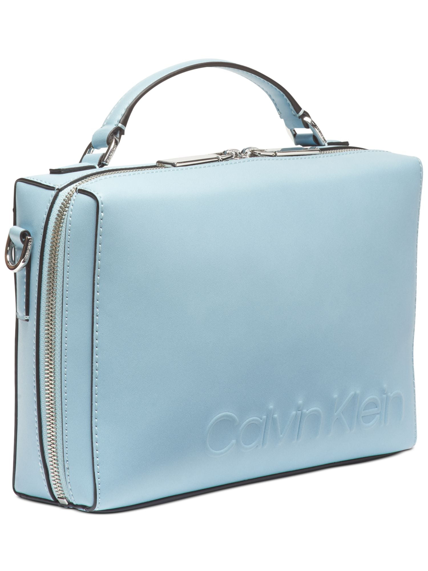 Crossbody bag Calvin Klein Blue in Cotton - 28739272