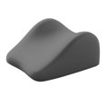 thumbnail image 2 of Almohada de cama de espuma viscoelástica con cuña para dormir boca abajo, diseño ergonómico, cojín para piernas y rodillas. gris oscuro, 2 of 9