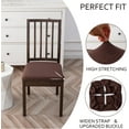 thumbnail image 2 of Vireellx Dining Chair Cover Elastic Slipcovers Jacquard Dining Room Chair Covers Set of 2, Removable Seat Covers for Chairs to Protect Kitchen Chairs, 2 of 7