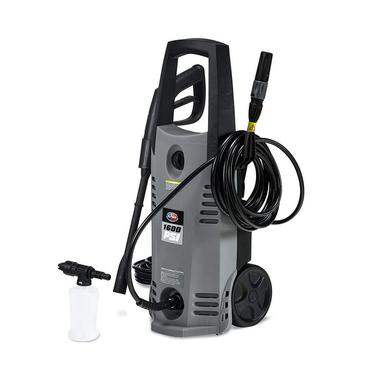All Power 1600 PSI 1.6 GPM Electric Pressure Washer With Hose Reel for House Garage Vehicle and Outdoor Cleaning APW5005