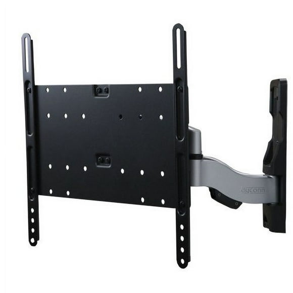 Dyconn Invisible XL IN442 Ultra Slim Low Profile Articulating LcD LED PLASMA Dual Arm Wall Mount for 26-Inch to 52-Inch TVs Panels Screens Displays Supports up to VESA 400 x 400 with cable M