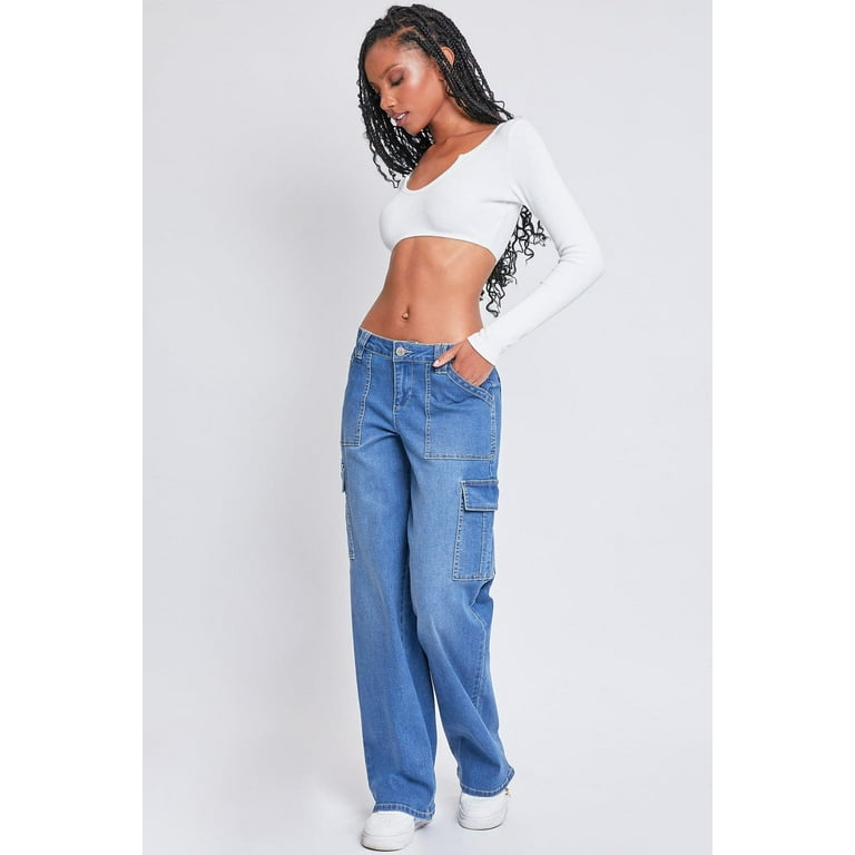 デニム・ジーパン Etro Relaxed Fit High-Waist Cargo Jeans Women's Low Rise Relaxed Cargo Jeans - Walmart.com
