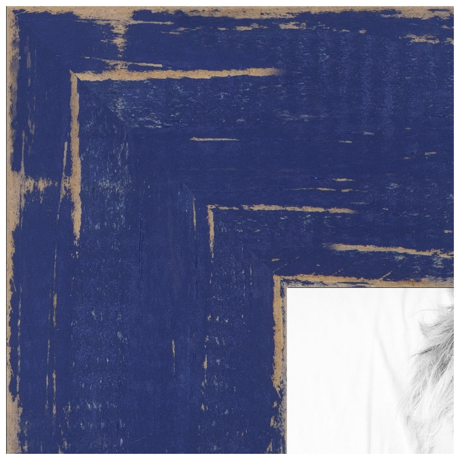 ArtToFrames 10x20 Inch Blue Picture Frame, This Blue Wood Poster Frame