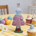 thumbnail image 4 of Dvkptbk Easter Cute Resin Rabbits Ornament Home Garden Decoration Supplies easter decorations, 4 of 6