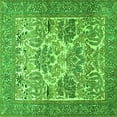 thumbnail image 1 of Ahgly Company Indoor Square Animal Green Traditional Area Rugs, 4' Square, 1 of 1