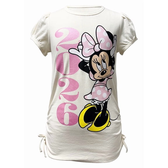 Disney Minnie 2026 Youth Girls Fashion Top, XS-L