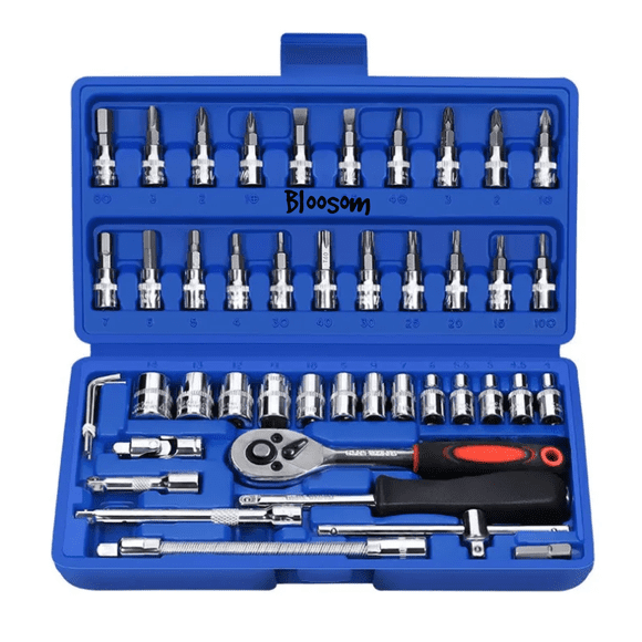 Herramienta Dados De Llave Bloosom De Trinquete De En Caja Azul