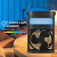 thumbnail image 3 of Portable Air Conditioner Cooling Fan 700ml Evaporative AC Air Cooler with 7 Colors LED Light 2H/4H Timer 3 Wind Speeds and 3 Humidifier Spray Modes for Room Bedroom Office Table, 3 of 9