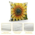 thumbnail image 4 of RUIYC Sunflower Pillow Cover Spring Summer Floral Truck Decorative Throw Pillow Case Buffalo Flower Home Sweet Home Cushion Cover for Home Office Farmhouse Sofa Decor, 4 of 5