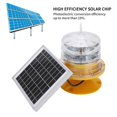thumbnail image 5 of Solar Power Beacon Light LED Flashing Red Floating Lamp IP68 Waterproof 360 Degree Lighting for Marine Ship, 5 of 5