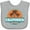 AC-Heather Grey, variant on Inktastic Santa Barbara California Boys or Girls Baby Bib