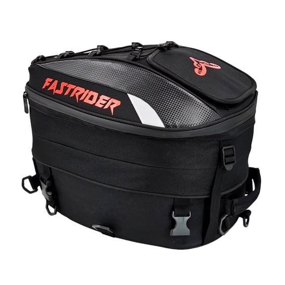 Motorcycle Riding Pack Multiuse Tail Bag Helmets Gear Organized Storage Backpack with Spacious Compartments