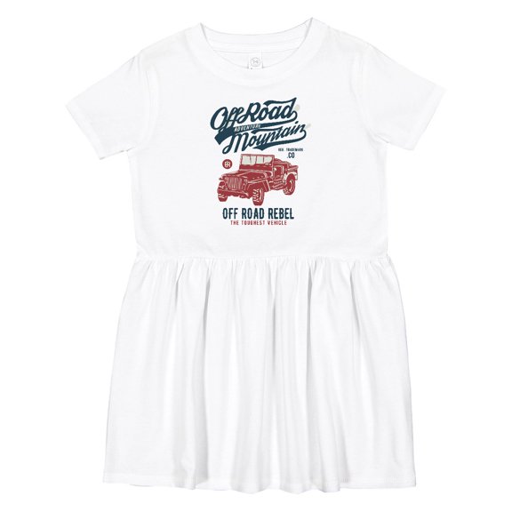 Inktastic Off Road Girls Toddler Dress