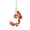 Red, variant on TIMIFIS Crystal Pendant Natural Amethyst Crystal Stone Car Pendant Star Pendant Color Weave Energy Home Decor