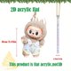 thumbnail image 4 of Ropa Para Labubu Labubu Pop Mart Originales Ornaments, Acrylic Hanging Xmas Tree Decoration Home Car Backpack Pendant Gift For Kids G, 4 of 5