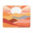 thumbnail image 1 of Sunset Mouse Pad Art, Rectangle Personalized Premium Texture Computer Cute Small Mouse Pad, Women Mousepad with Washable Lycra Cloth Non-Slip Rubber Base for Office, Boho Sunshine Aesthetic, 1 of 2
