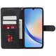thumbnail image 2 of For Samsung Galaxy A56 Case PU Leather Wallet Protective Phone Cover Calf Texture - Black, 2 of 5