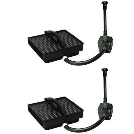 - (2) PONDMASTER 1700 Pond Fountain Pump Filter Kits & Fountain Head Sets - 02217
