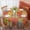 Pioneer Flower Floral-2, variant on Pioneer Flower Floral Print Pattern Round Tablecloth 60 X 60 Inch, Wrinkle Resistant Wipeable Table Cloth for Kitchen Dining Picnic Patio Party