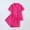 Hot Pink, variant on Ayolanni 2 Piece Pajamas Set for Women Button Down Short Sleeve Tops and Shorts Pjs Solid Summer Soft Loungewear Sleepwear Sets L