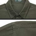 thumbnail image 5 of Plus Size 8XL 10XL Shirt Men Long Sleeve Shirts Spring Autumn Military Blouse Big Size 10XL Cotton Shirt Outdoor Jacket Green, 5 of 6