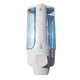 thumbnail image 1 of Dispensador de jabón manual montado en la pared, 350 ml, dispensador de jabón de pared con bloqueo a prueba de fugas para baños, bañeras, azul, 1 of 1