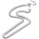 thumbnail image 2 of Non-Tarnish 304 Stainless Steel Herringbone Chains Necklaces with Lobster Claw Clasps Stainless Steel Color 16.1 inch(41cm), 2 of 2