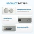 thumbnail image 3 of Mini Bag Sealer, USB-C Rechargeable 2 in 1 Heat Seal with Cutter and Magnet, Resealer Machine for Snack Bags (2 pcs, White and Blue), 3 of 5