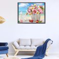 thumbnail image 3 of Cuadros Decorativos Kit de pintura de diamante 5D flor de fruta taladro redondo completo mosaico de Tmvgtek embutido en tela, 3 of 9
