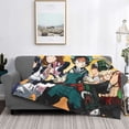 thumbnail image 7 of Characters My Hero Academia Flannel Blanket Ultra-Soft Micro Fleece Throw Blanket For Bed Sofa Couch Car Office Unisex Adult Fuzzy Bed Blanket Cozy Kids Throw Blanket 40"x30", 7 of 7