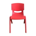 thumbnail image 1 of Silla para niños, silla de aula, silla de aprendizaje para niños, taburete antideslizante para jardín de infantes, asiento para niños para césped, aula, hogar, interior y exterior Rojo, 1 of 8