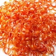 thumbnail image 3 of K-KED 50pcs Wholesale Natural Red Agate Stone Ring Delicate Jewelry Gemstone Band Rings Lots, 3 of 9