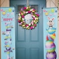 thumbnail image 3 of RUNROTOO 1 Pair Decorative Easter Party Door Curtains Polyester Cloth Home Decor Atmosphere Creation, 3 of 4
