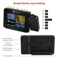thumbnail image 3 of Dr. Prepare Projection Alarm Clock for Bedrooms with Indoor Outdoor Temperature Display, 3 of 9