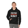 thumbnail image 6 of Never dreamed I'd be a Sexy Firefighter Killing it Unisex Hoodie S-5XL, 6 of 9