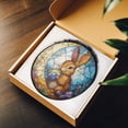 thumbnail image 5 of Easter Bunny Stained Glass Window Hanging - Handmade Sun Catcher, Colorful Spring Décor, Cute Rabbit with Egg Art Panel, Easter Gift, Nature-Inspired Decoration, Vibrant Home Ornament, 5 of 5