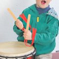 thumbnail image 4 of TAILTOSS 2Pcs Percussion Rhythm Stick for Music Education Red Wood 7.9In, 4 of 8
