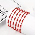 thumbnail image 3 of K-KED 7 Knots Good Luck Red Bracelets Kabbalah Amulet Thread String Anklet Unisex Gift-4 PCS, 3 of 9