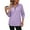 Purple #044, variant on Mohiass Women Half Zip Oversized Sweatshirts Long Sleeve Solid Color Drop Shoulder Fleece Workout Pullover Wine XL