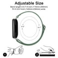 thumbnail image 3 of Elastic Nylon Watch Strap For Fitbit Inspire 3 inspire 2 Band Adjustable Wristband For Fitbit Ace 2 3 Strap Replacement Bracelet starlight, 3 of 6