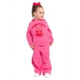 thumbnail image 4 of Wonder Nation Toddler Girls Graphic Hoodie with Long Sleeves, Sizes 12M-5T, 4 of 5