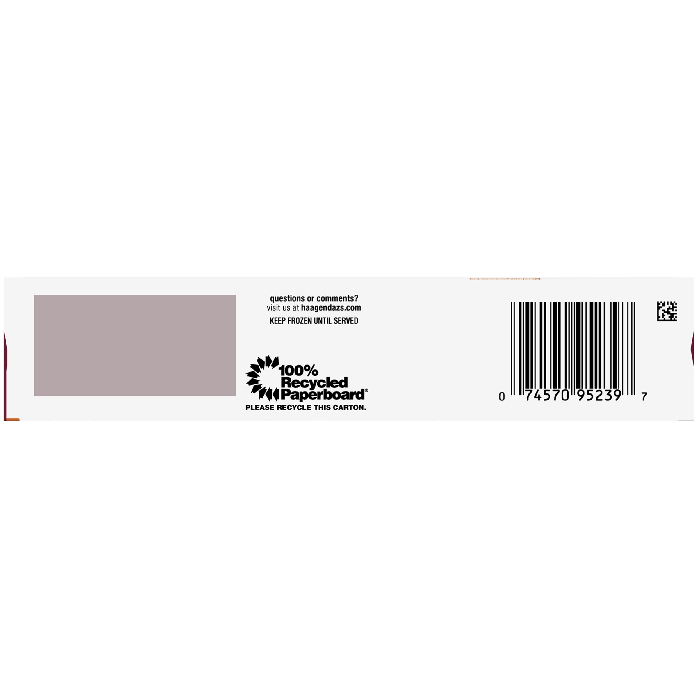 HAAGEN-DAZS Caramel Cone Ice Cream Bars 3 ct Box