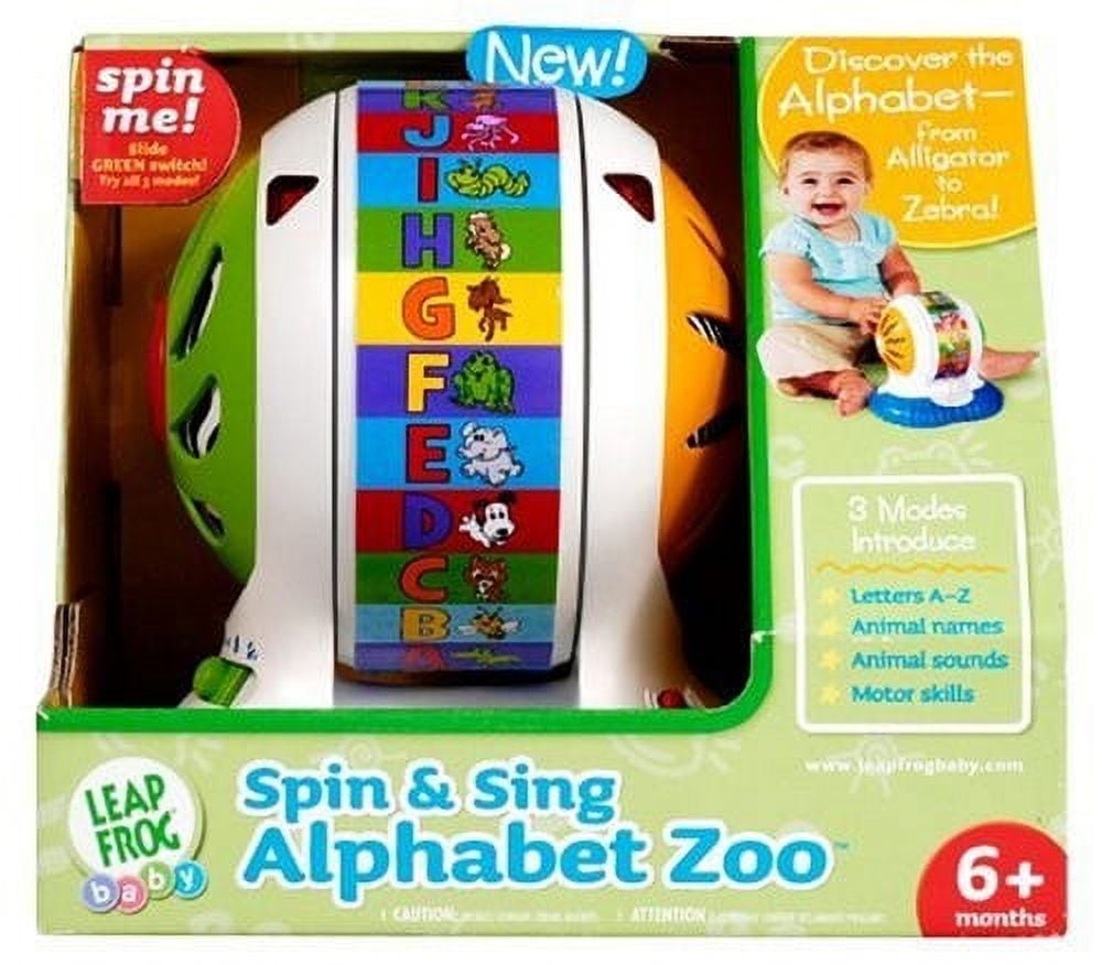 LeapFrog Spin and Sing Alphabet Zoo スピン・アンド・シング・アルファベット・ズー 生後6ヶ月?36ヶ月用 ブルー 2006 LeapFrog Baby Spin \u0026 Sing Alphabet Zoo Ball