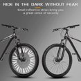 thumbnail image 5 of 96-Pack Silver ABS Bicycle Spoke Reflectors with Reflective Film - 75mm Length, 1.8-2.5mm Inner Diameter, Waterproof & Durable Wheel Safety Accessories for Night Riding, 360° Visibility up to 400, 5 of 5