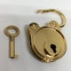 thumbnail image 3 of 4 Piezas Vintage Padlock Mini Cerrojo con Llave para Joyero Libro de Almacenamiento Diario Soledad Mini candado de bloqueo, 3 of 4