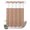 Coral, Tangerine, variant on No Hook Shower Curtain, Tropical Plants Shower Curtains for Bathroom with See Through Top Window, Summer Floral Monstera Leaf Boho Watercolor Waterproof & Washable Bath Curtain Standard 72"x72"
