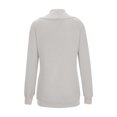 thumbnail image 6 of ClodeEU Women's Plus Size V Neck Sweater,Dressy Casual Fashion Soft Loose Sweater Gray,Womens Plus M, 6 of 6