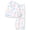 White & Colour Bows, variant on Topgal Trendy Big Girls Pink Leopard Animal Pattern Satin Pajamas Silky Button-Down Long Sleeves PJS for Teens Size 6/7
