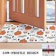 thumbnail image 3 of White Halloween Ghosts Skulls and Bats Door Rugs,Washable Non Slip Door Mats Indoor,Decorative Door Mats,Entry Mat Indoor for Entrance,Bedroom,Kitchen,Bathroom,17"x30", 3 of 6