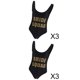 thumbnail image 1 of La de los trajes de baño de la moda imprime el corte alto de secado rápido del traje de baño del bikini de las señoras 3 piezas M 3 piezas L Zulema Bañador Mujer, 1 of 8